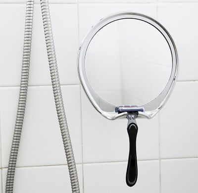 JiBen Fogless Shower Mirror with Power Locking Suction Cup