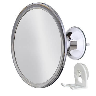 No Fog Shower Mirror with Rotating