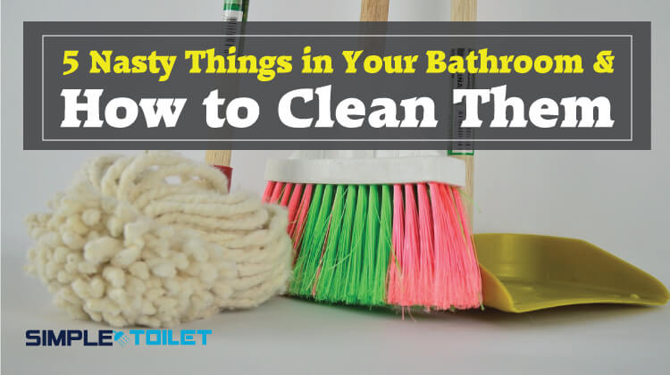 5 Nasty Things in Your Bathroom & How to Clean Them