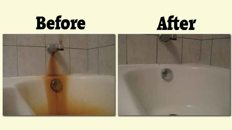 How to Remove Iron Rust from Bathroom Surfaces